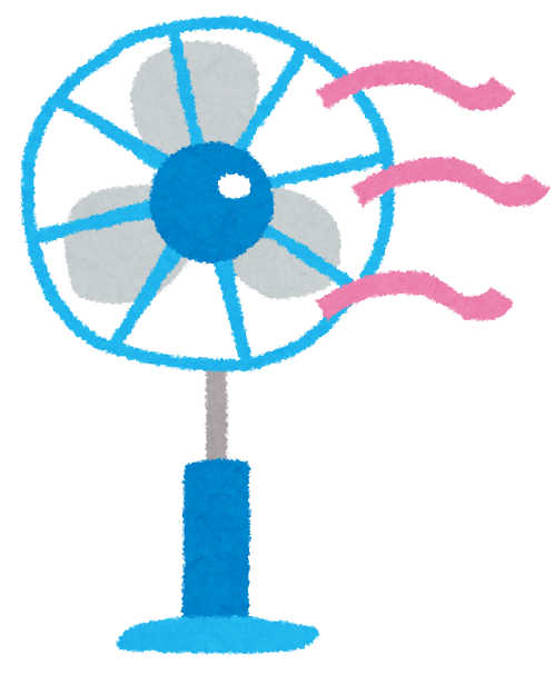 自宅での熱中症対策のための家電、扇風機